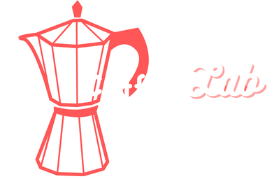 logo coffeelab and food , caffè , logo coffee , lab and food